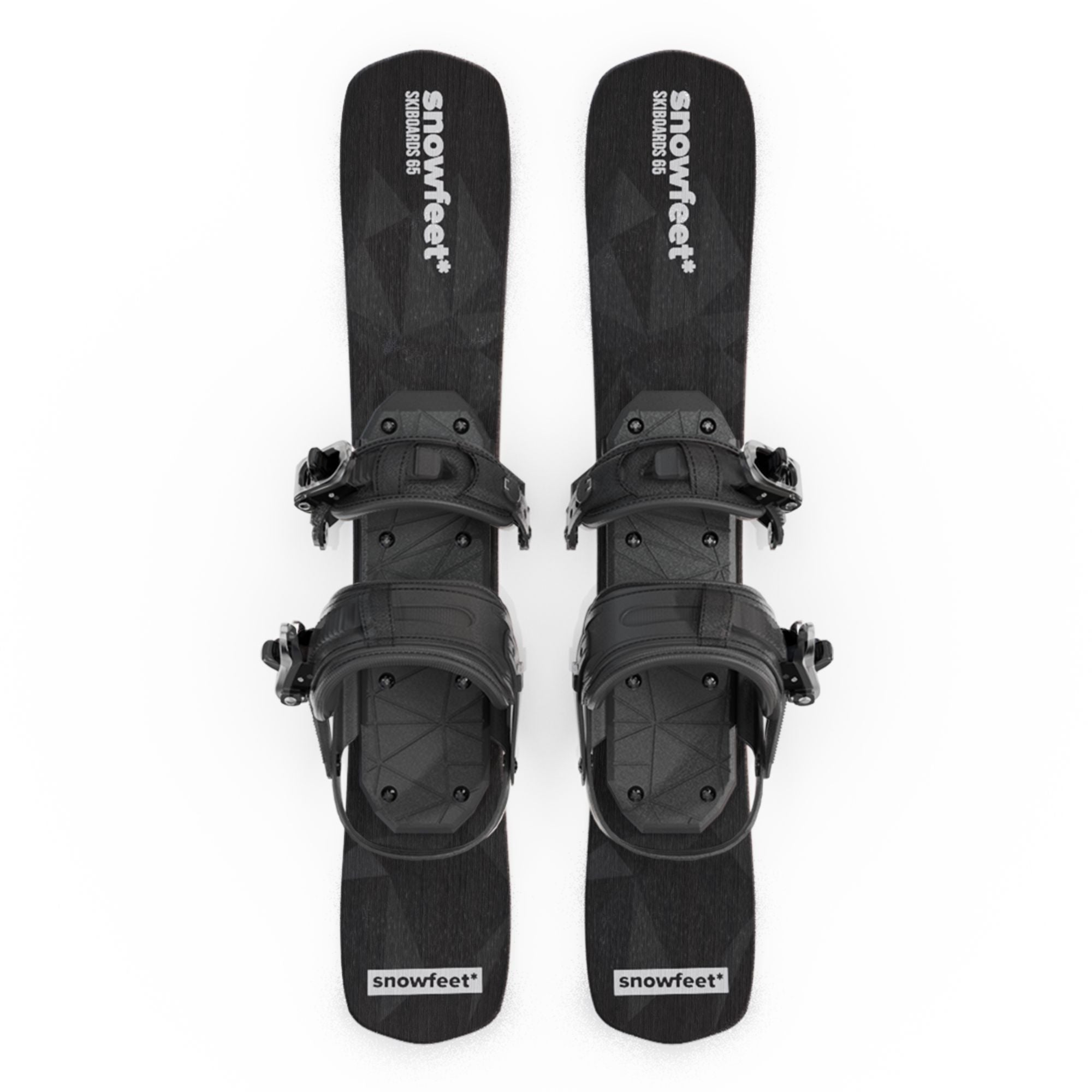 Snowfeet* Skiblades | 65 CM | Skiboards Snowblades Short Mini Skis - snowfeet*