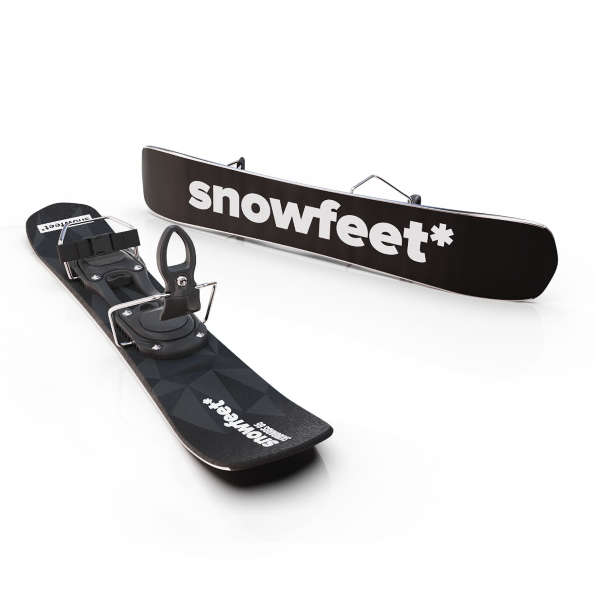 Snowfeet* Skiblades | 65 CM | Skiboards Snowblades Short Mini Skis - snowfeet*