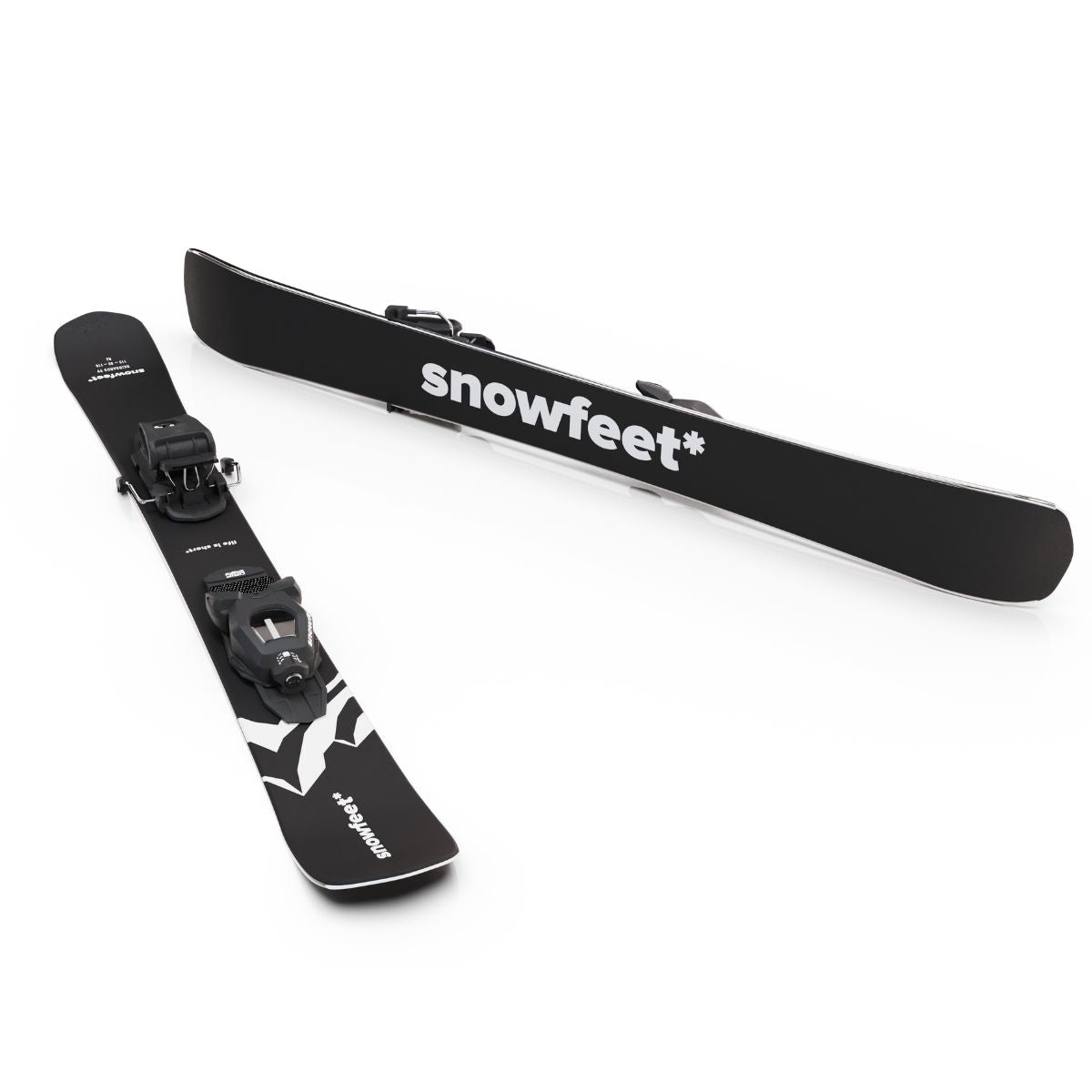 Snowfeet* Skiblades | 99 CM | Skiboards Snowblades Short Skis