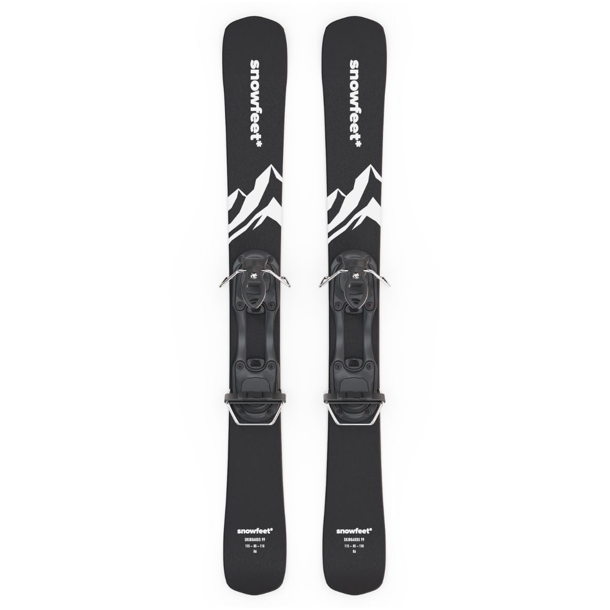 Snowfeet* Skiblades | 99 CM | Skiboards Snowblades Short Skis