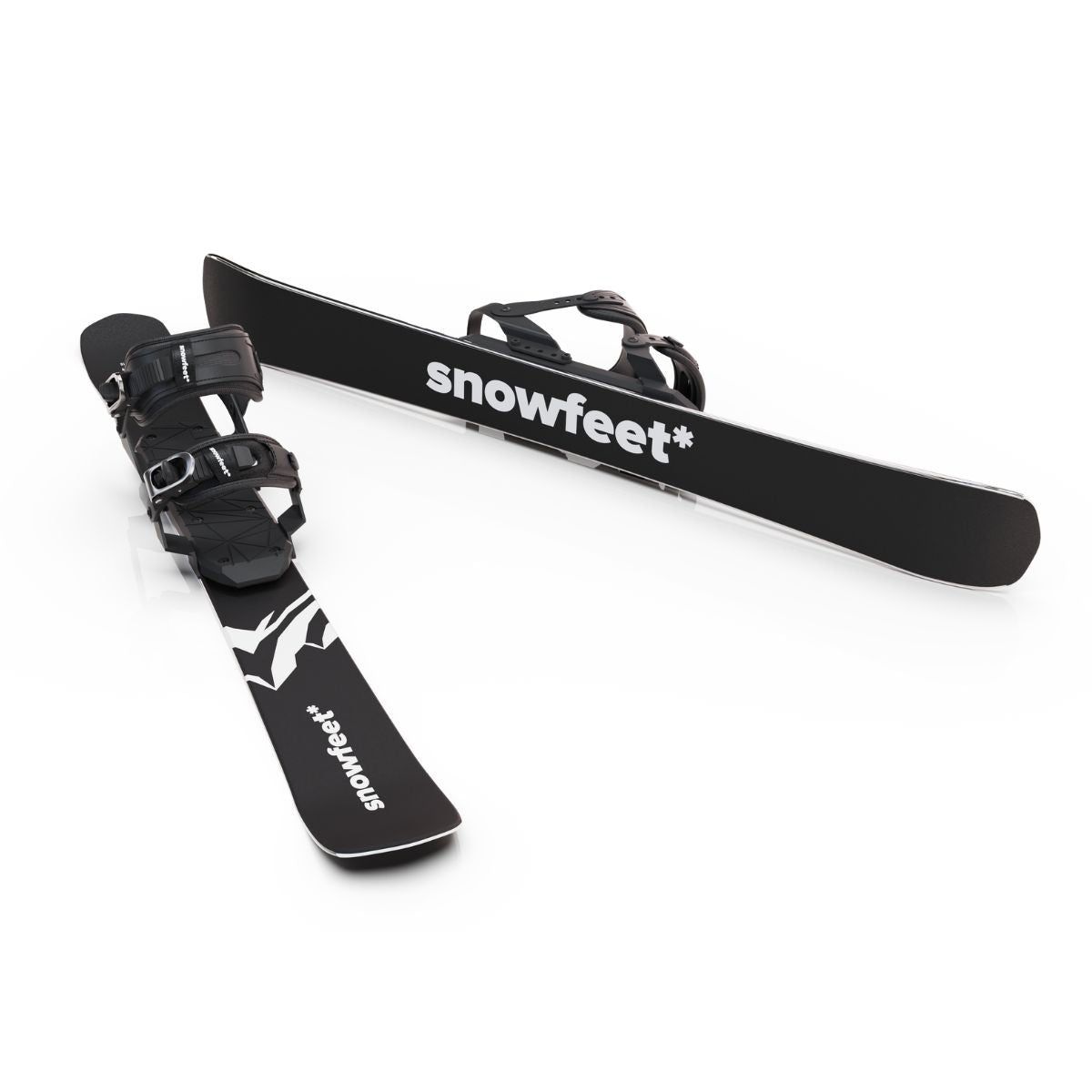 Snowfeet* Skiblades | 99 CM | Skiboards Snowblades Short Skis