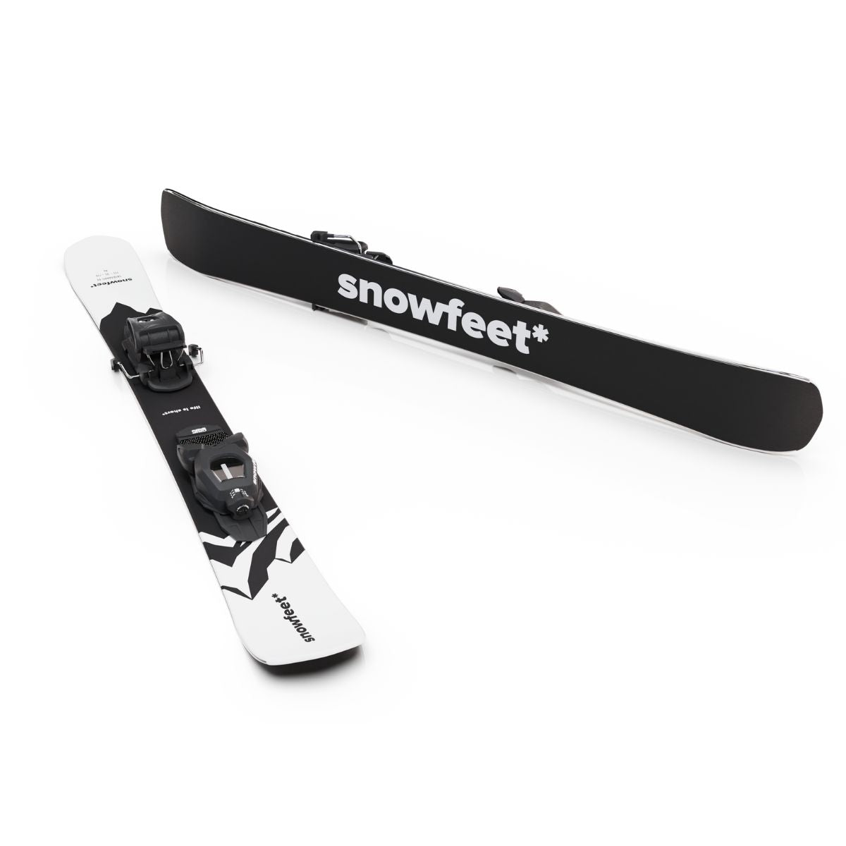 Snowfeet* Skiblades | 99 CM | Skiboards Snowblades Short Skis