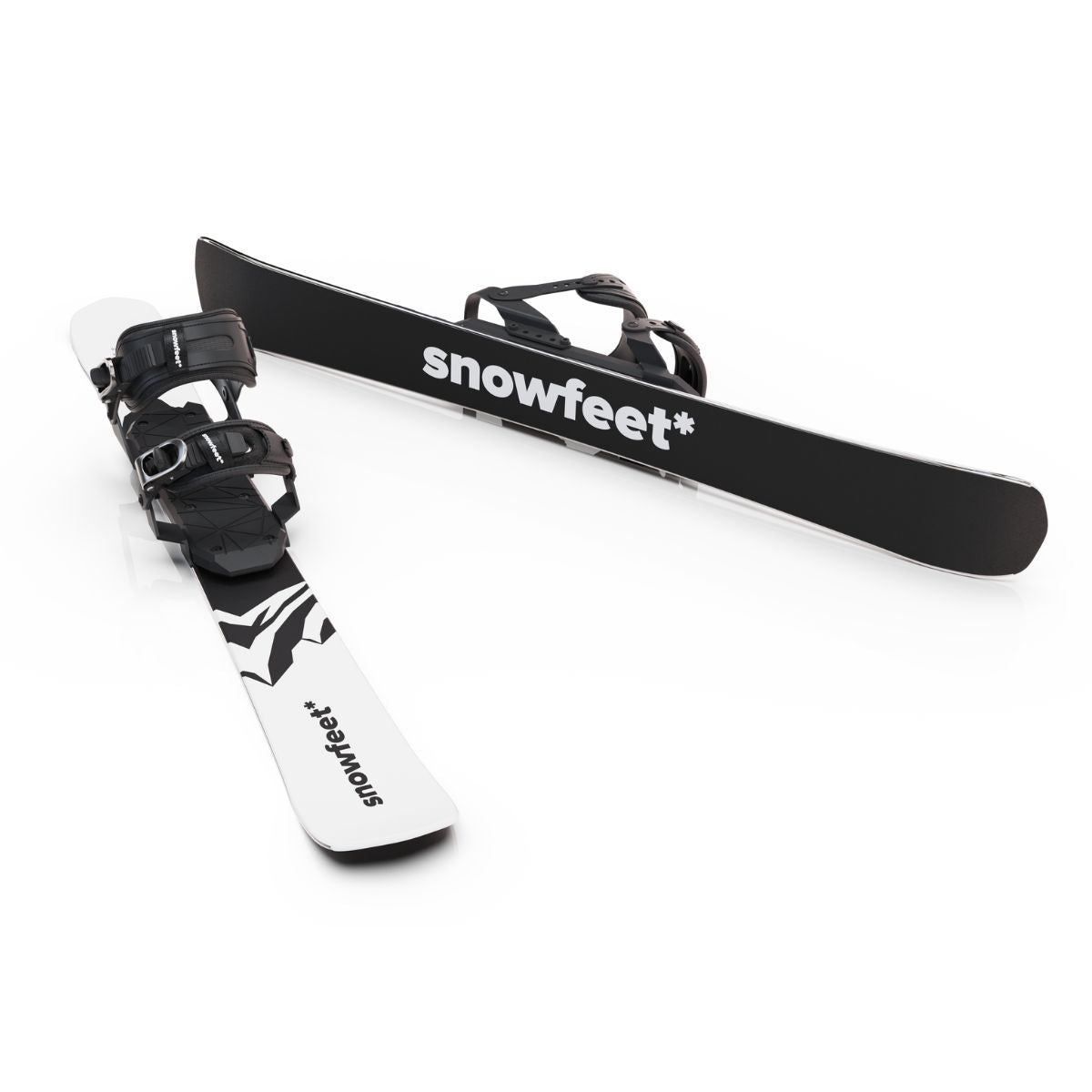 Snowfeet* Skiblades | 99 CM | Skiboards Snowblades Short Skis