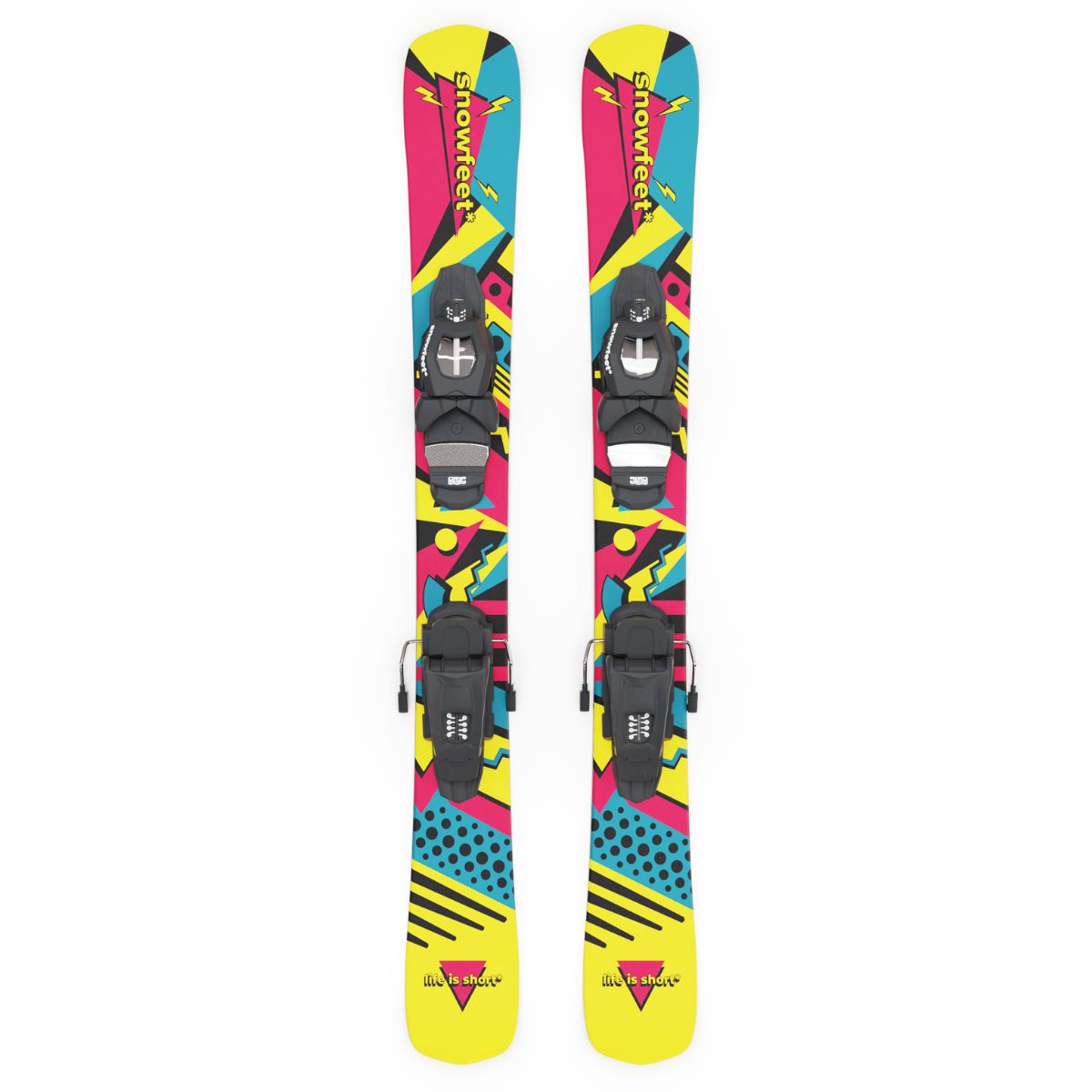 Snowfeet* Skiblades | 99 CM | Skiboards Snowblades Short Skis