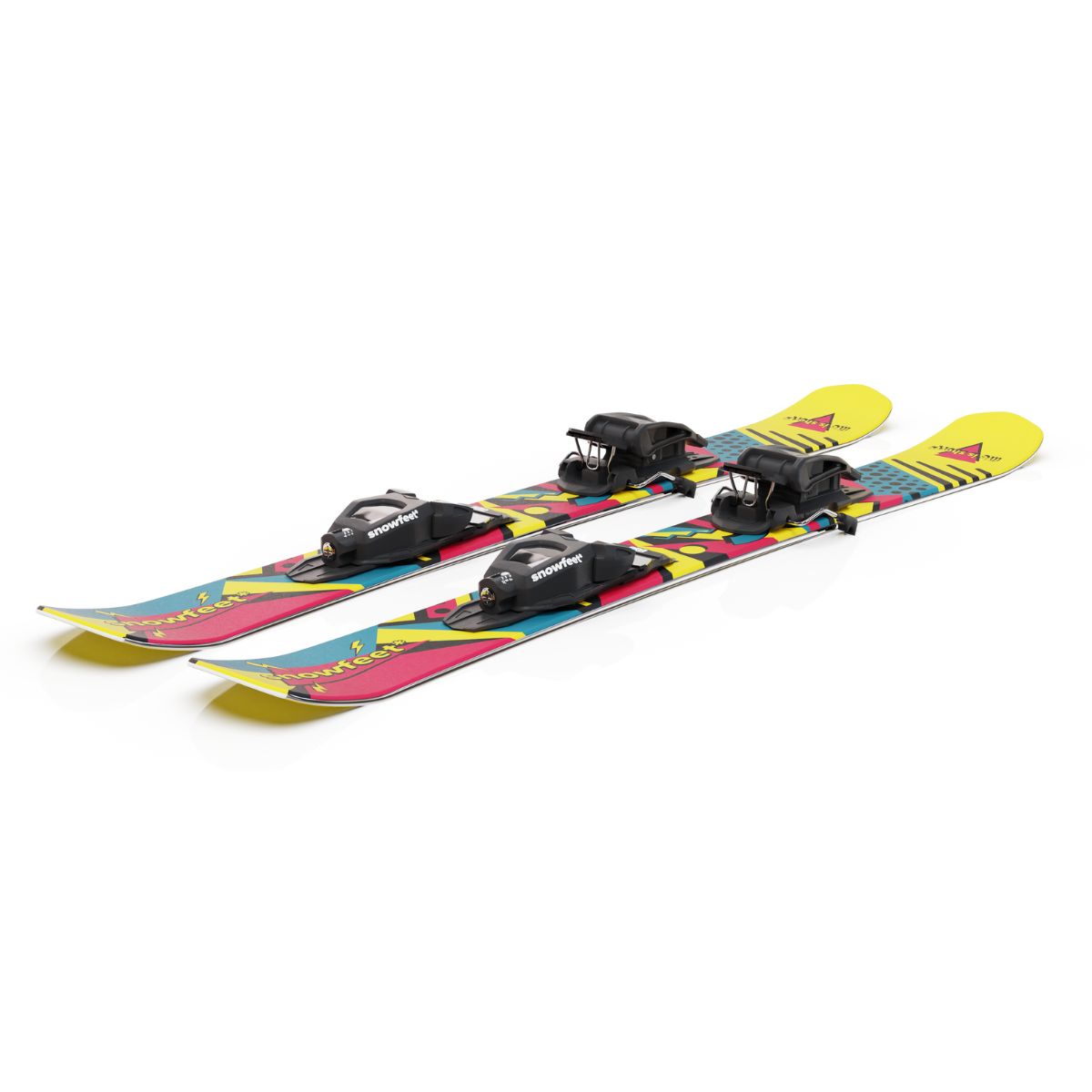 Snowfeet* Skiblades | 99 CM | Skiboards Snowblades Short Skis