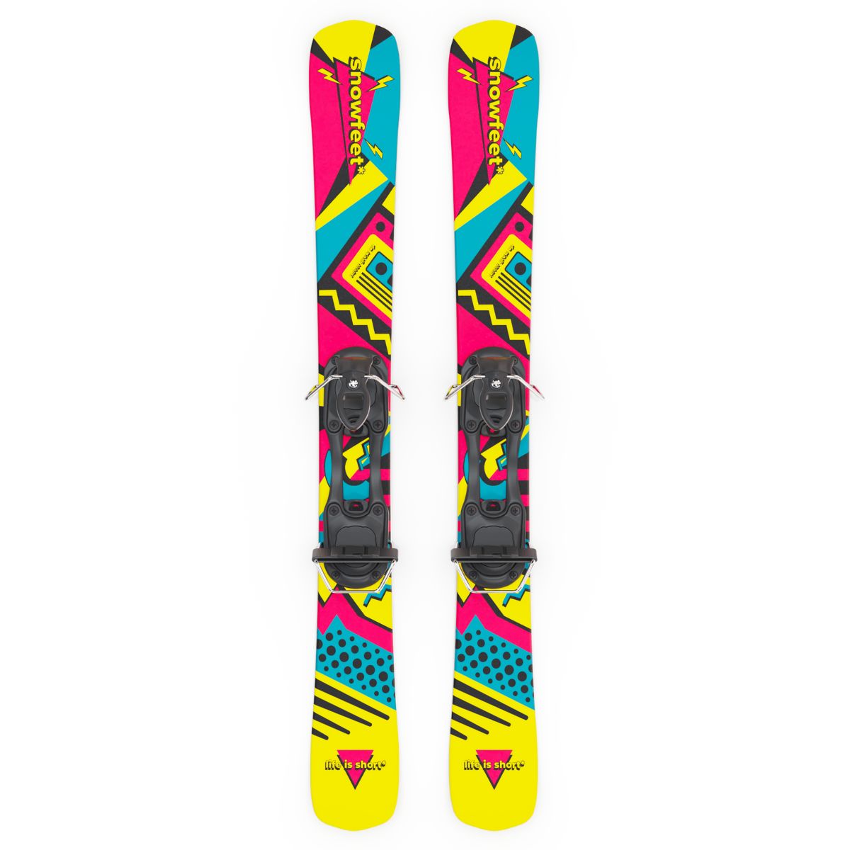 Snowfeet* Skiblades | 99 CM | Skiboards Snowblades Short Skis