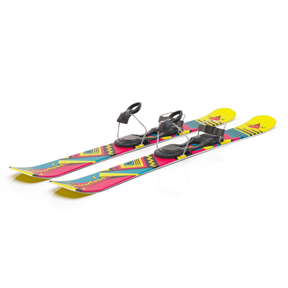 Snowfeet* Skiblades | 99 CM | Skiboards Snowblades Short Skis