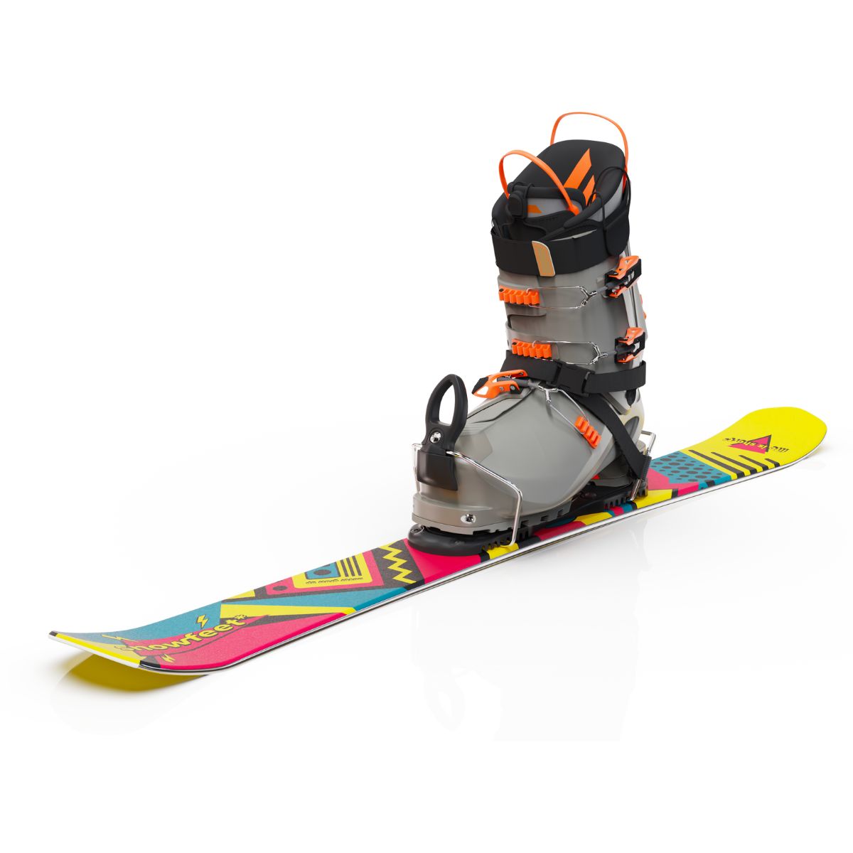 Snowfeet* Skiblades | 99 CM | Skiboards Snowblades Short Skis