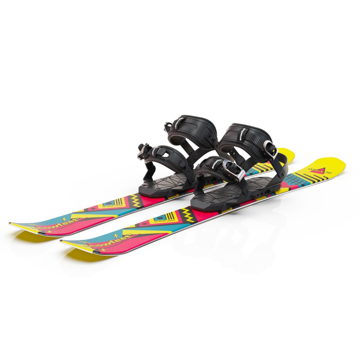 Snowfeet* Skiblades | 99 CM | Skiboards Snowblades Short Skis