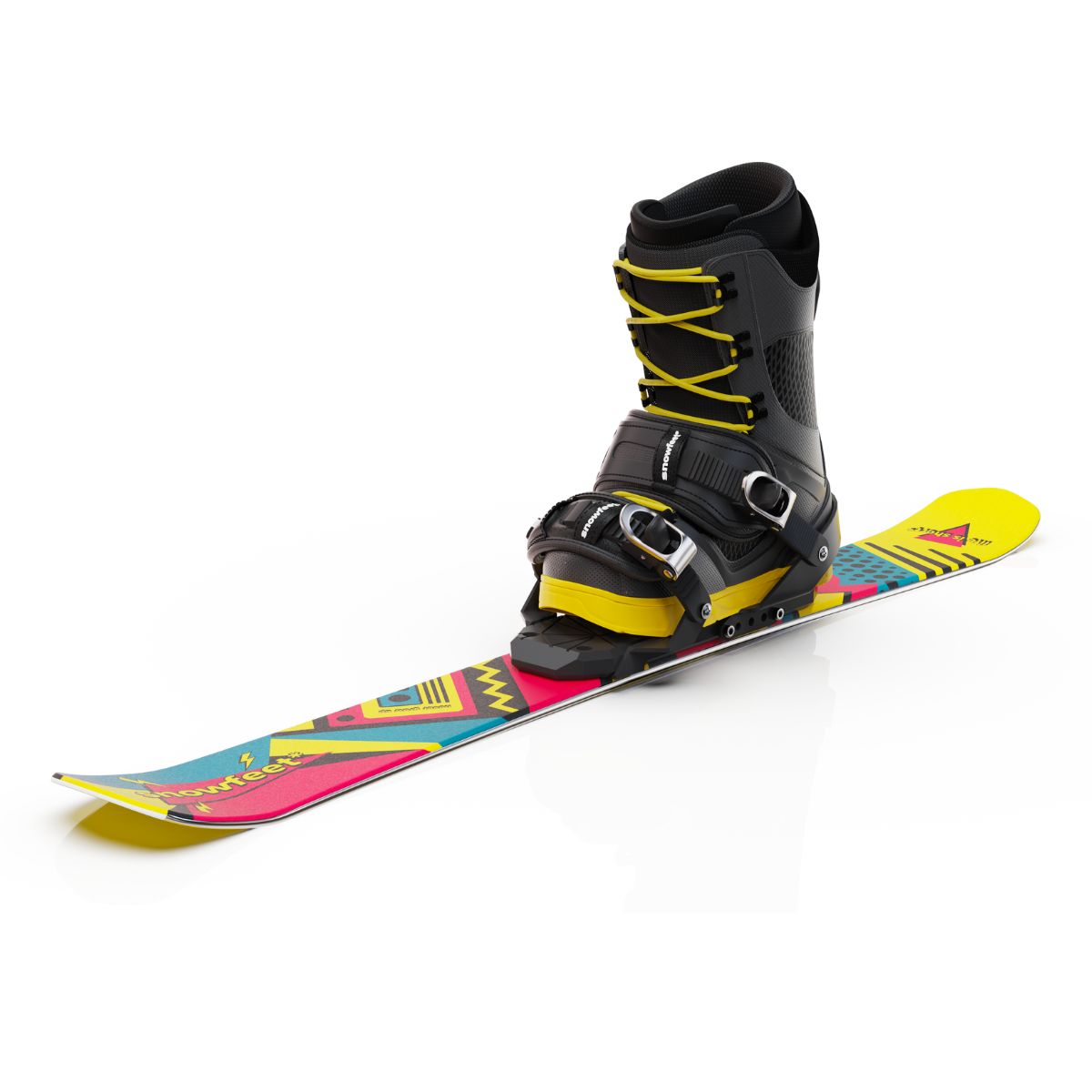 Snowfeet* Skiblades | 99 CM | Skiboards Snowblades Short Skis