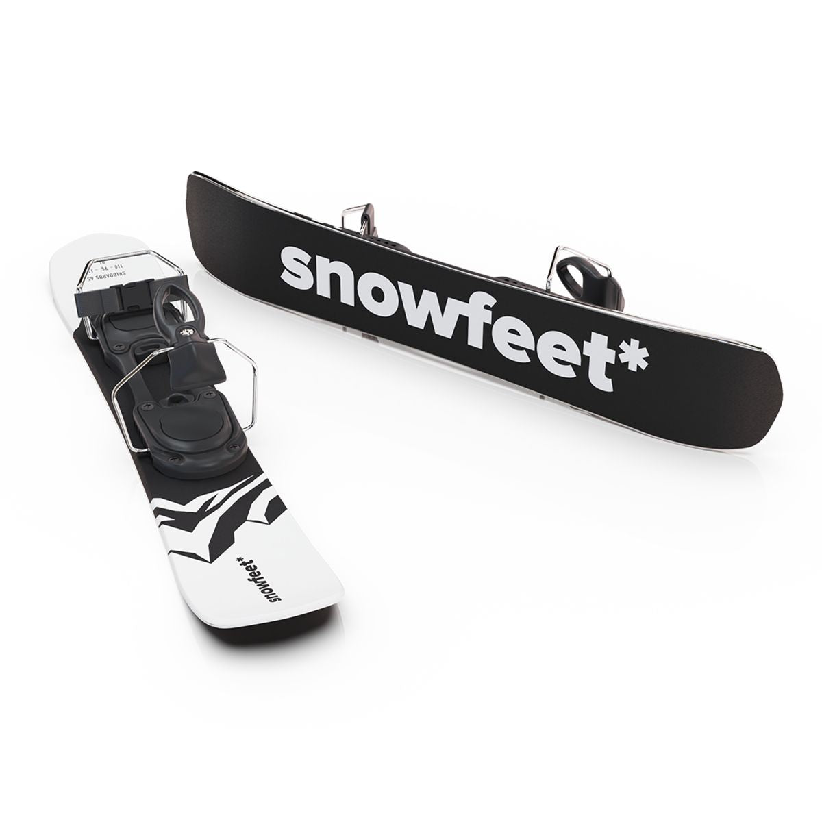 Snowfeet* Skiblades | 65 CM | Skiboards Snowblades Short Mini Skis - snowfeet*