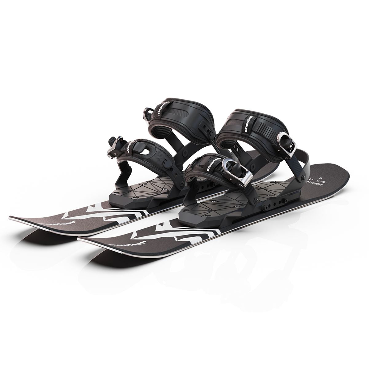 Snowfeet* Skiblades | 65 CM | Skiboards Snowblades Short Mini Skis - snowfeet*