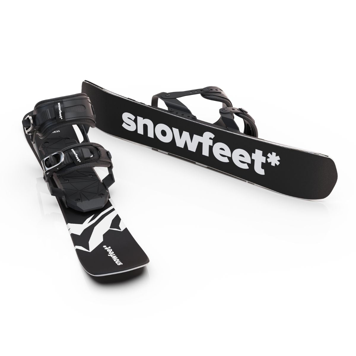 Snowfeet* Skiblades | 65 CM | Skiboards Snowblades Short Mini Skis - snowfeet*