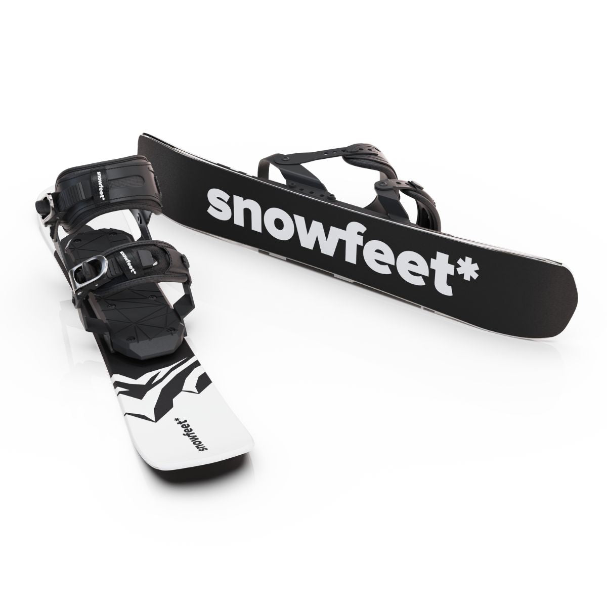 Snowfeet* Skiblades | 65 CM | Skiboards Snowblades Short Mini Skis - snowfeet*