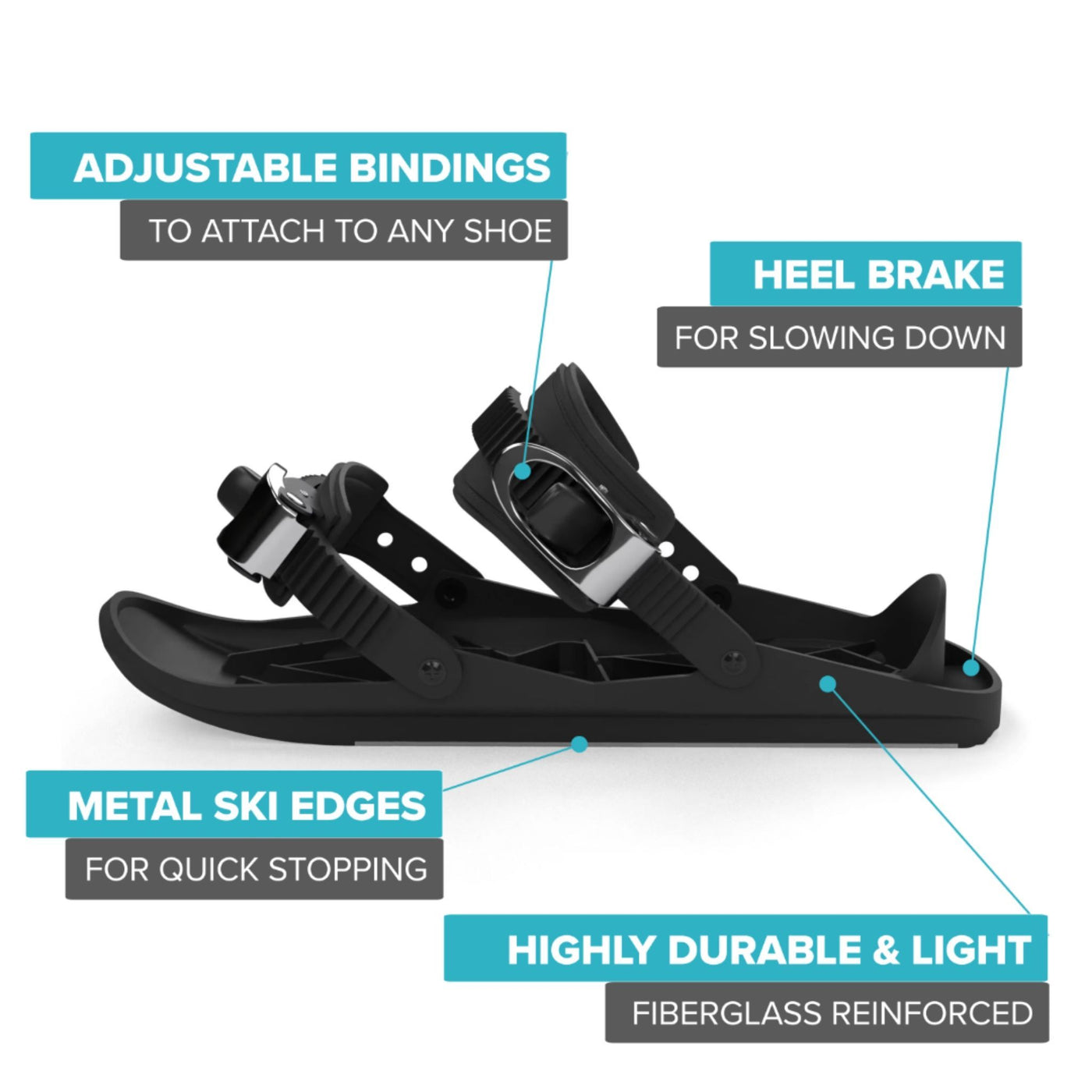 Snowfeet - Mini Ski Skates For Snow - Official | Price $170